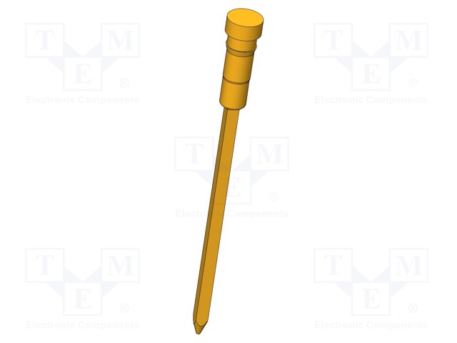 Connector; Contact plating: gold-plated; Contacts: brass; Ø: 1.8mm