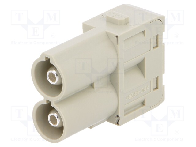 Connector: rectangular; module; male; Han Modular 70A; PIN: 2; 70A
