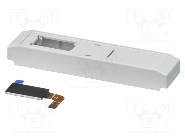 Upper housing; with display; grey; ICS25; X: 25mm; Y: 122mm