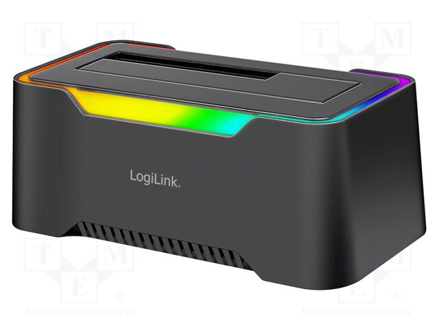 Docking station; USB 3.2 Gen 1; HDD/SSD,USB C socket; black