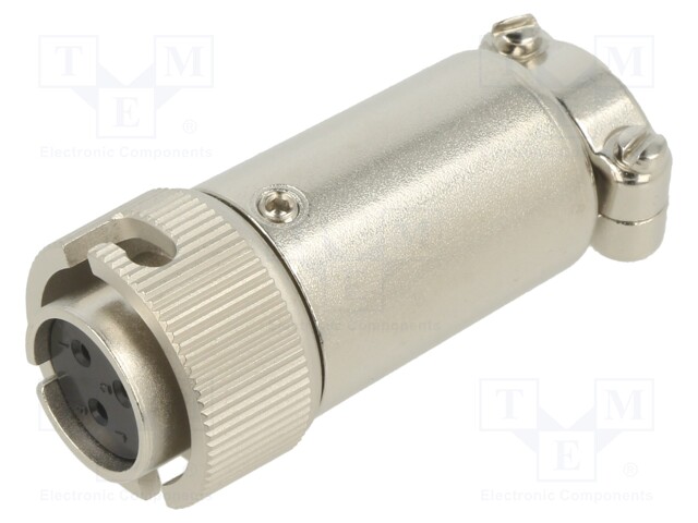 Connector: circular; RM,RM12; plug; 5A; Plating: silver plated