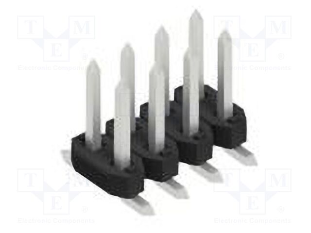 Connector: pin strips; pin header; male; PIN: 8; 2mm; SMT; 2x4; 100V