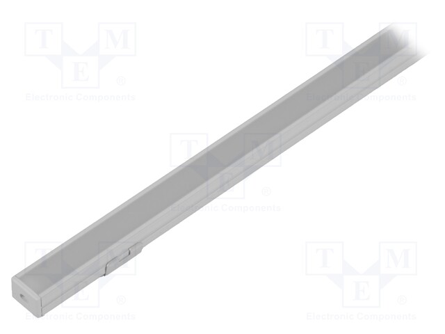 Profiles for LED modules; white; L: 1m; PDS4-PLUS; aluminium
