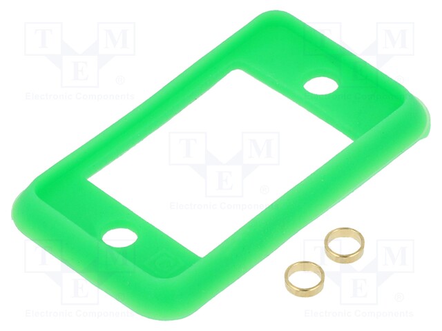 Socket gasket; SLIM; Colour: green; 29mm; Gasket: silicone