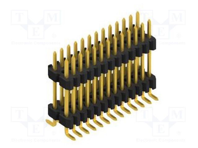 Connector: pin strips; pin header; male; PIN: 26; 1.27mm; SMT; 2x13