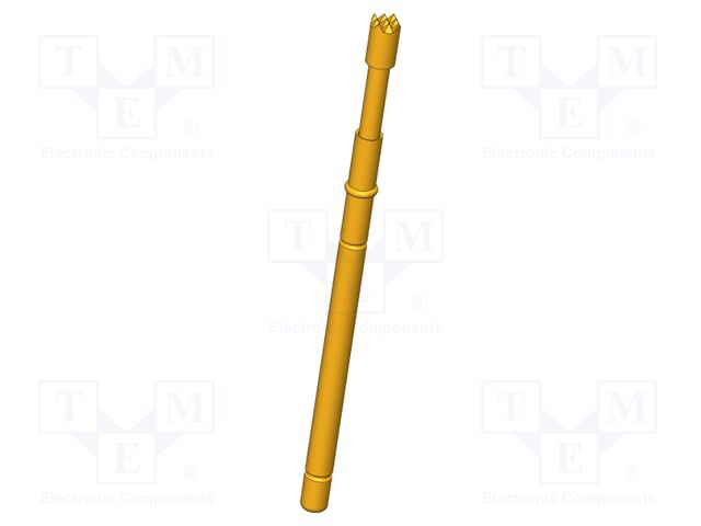 Test needle; Operational spring compression: 4mm; 5A; Ø: 1.8mm