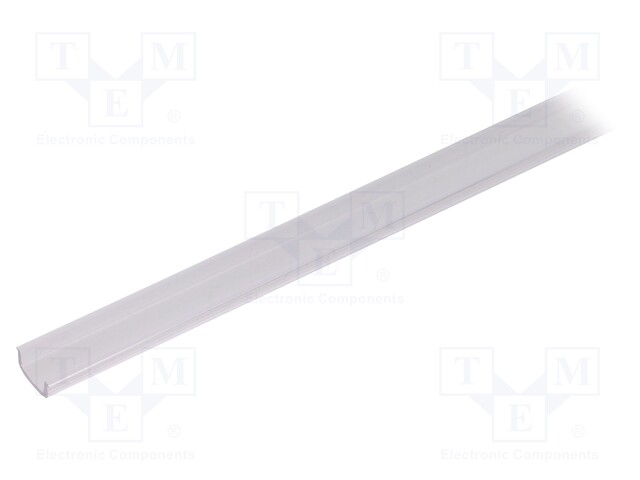 Cover for LED profiles; frosted; 2m; Application: PEN8; V: I