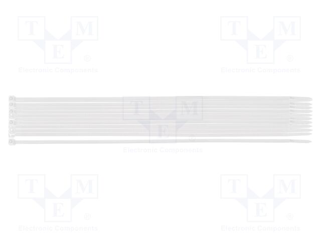 Cable tie; L: 300mm; W: 3.6mm; natural; 20pcs; EXTREME