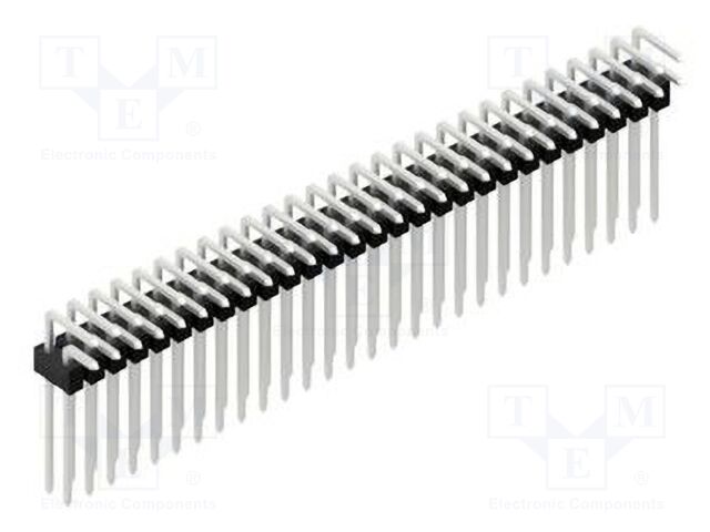 Connector: pin strips; pin header; male; PIN: 56; 2.54mm; THT; 2x28