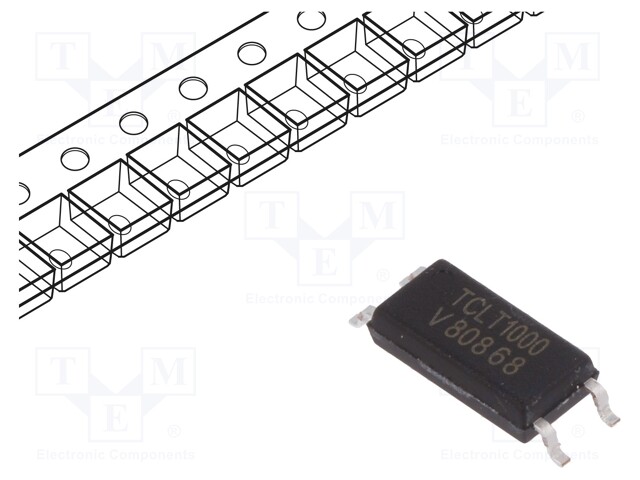 Optocoupler; SMD; Channels: 1; Out: transistor; Uinsul: 5kV; Uce: 70V