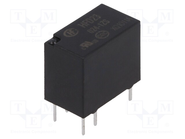 Relay: electromagnetic; SPDT; Ucoil: 24VDC; 0.5A/125VAC; 1A/30VDC