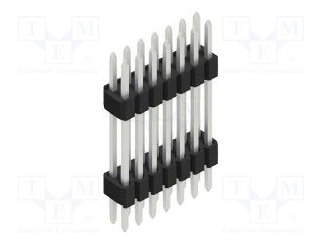 Connector: pin strips; pin header; male; PIN: 14; 1.27mm; THT; 2x7