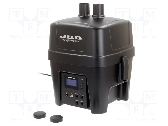 Device: fume extractor; Plug: EU; 180m3/h; 230VAC; 55dBA; ESD; Ch: 2