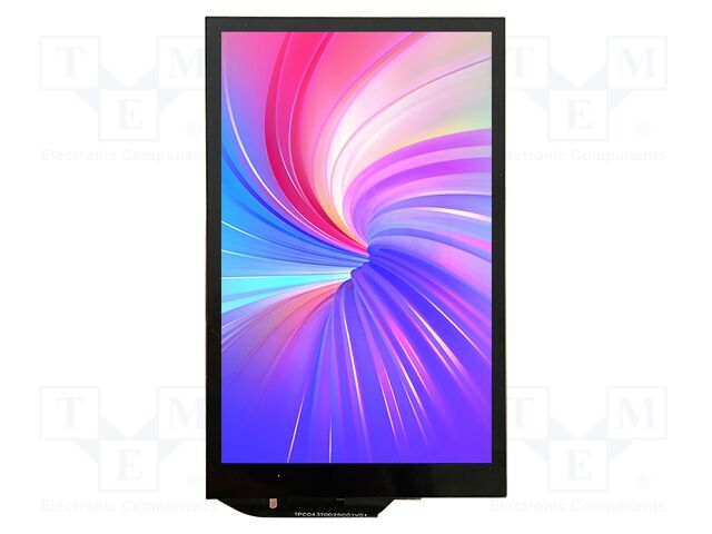 Display: TFT; 4.3"; 480x800; Illumin: LED; Dim: 103.7x63x15.2mm; RGB
