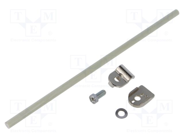 Driving head; glass fiber rod Ø6x200mm R 19-189mm