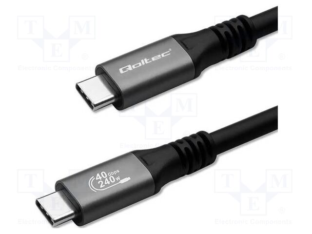 Cable; Thunderbolt 3,Thunderbolt 4,USB 4.0; 1m; 4K,8K; 40Gbps