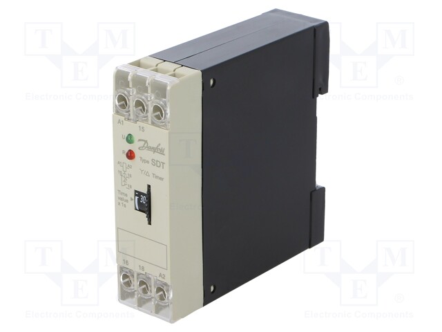 Timer; 0,3÷30s; SPDT; 250VAC/4A; 380÷415VAC; DIN; -20÷60°C; PIN: 6