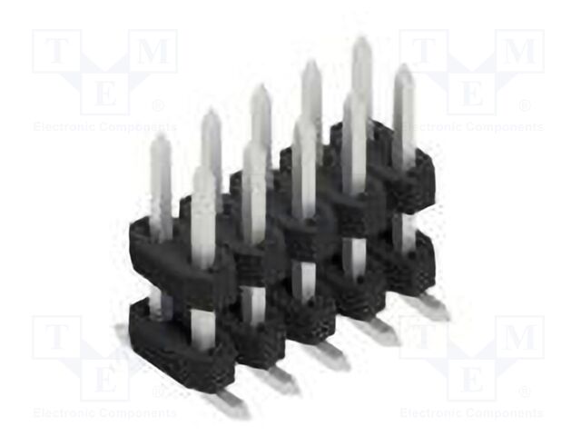 Connector: pin strips; pin header; male; PIN: 10; 2mm; SMT; 2x5; 100V