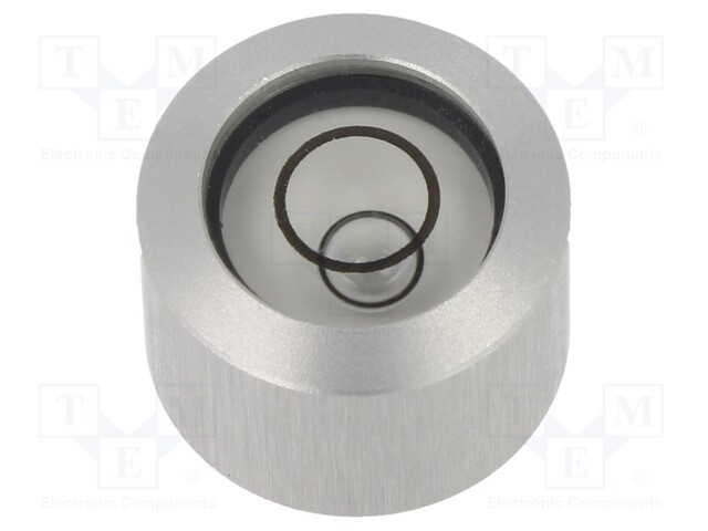 Spirit level; with smooth reference surface; 9.5mm; aluminium