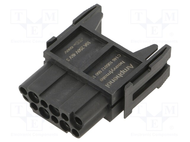 Connector: HDC; module; female; C146,heavy|mate F; PIN: 12; 250V