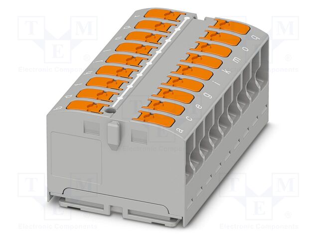 Splice terminal: rail; 24A; 450V; push-in; PA; L: 21.7mm; 0.14÷4mm2