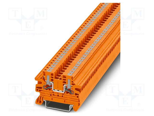 Splice terminal: rail; PTV; 24A; 800V; push-in; PA; L: 35.3mm; ways: 1