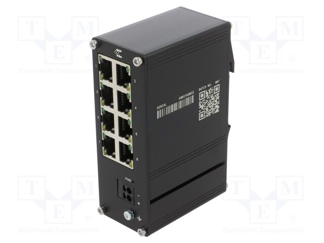 Switch Ethernet; unmanaged; Number of ports: 8; 7÷57VDC; RJ45; TSW