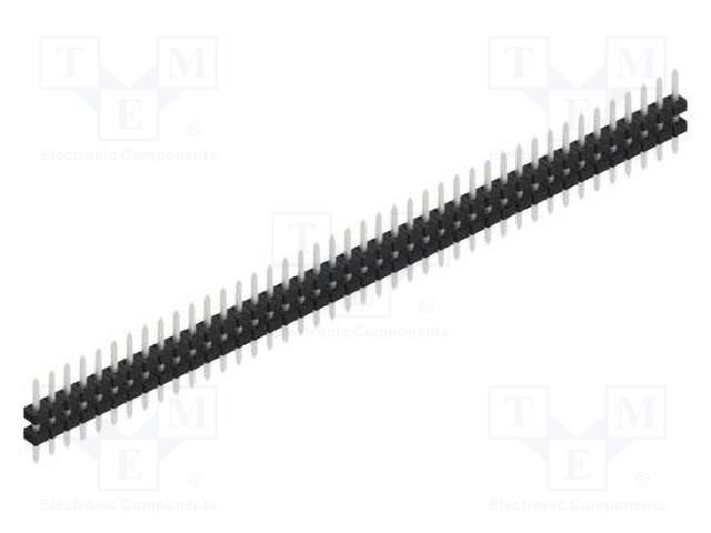 Connector: pin strips; pin header; male; PIN: 42; 2mm; THT; 1x42