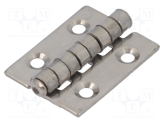 Hinge; Width: 30mm; A2 stainless steel; H: 40mm