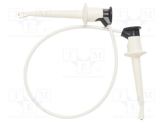 Test lead; 60VDC; 30VAC; 5A; Len: 1.524m; white; Insulation: nylon