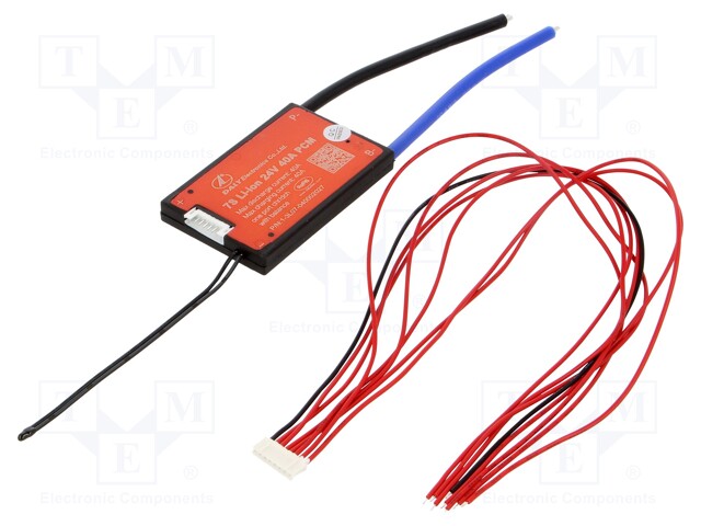 PCB protection; Li-Ion; 75x48x9mm; 40A; 25.9VDC