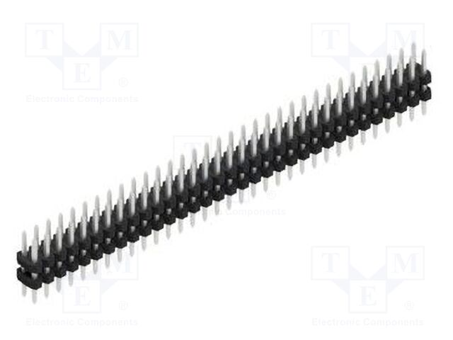 Connector: pin strips; pin header; male; PIN: 66; 2mm; THT; 2x33