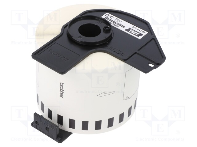 Label; Width: 62mm; Colour: white; Character colour: black; V: glued