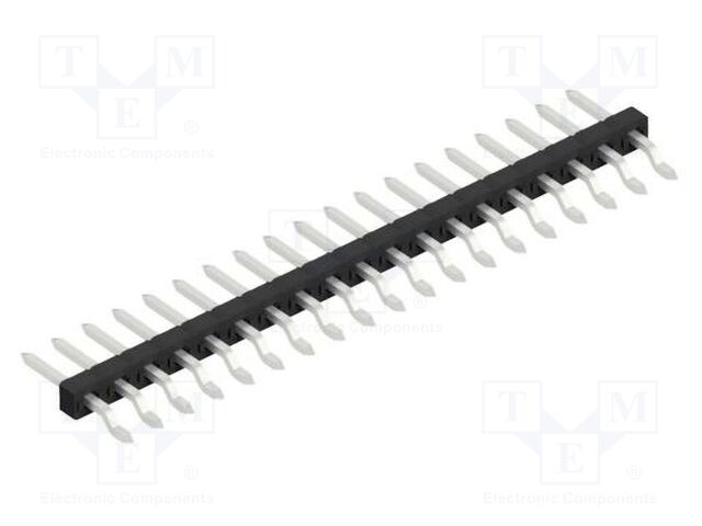 Connector: pin strips; pin header; male; PIN: 19; 2mm; SMT; 1x19