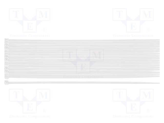 Cable tie; L: 200mm; W: 2.5mm; natural; 100pcs; EXTREME