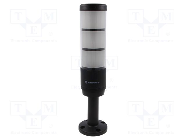 Signalling column; red/yellow/green; LED; 24VDC; IP66,IP69K
