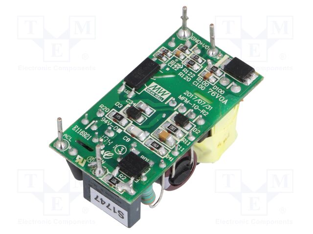 Power supply: switched-mode; 10W; 80÷264VAC; OUT: 1; 2A; -30÷85°C