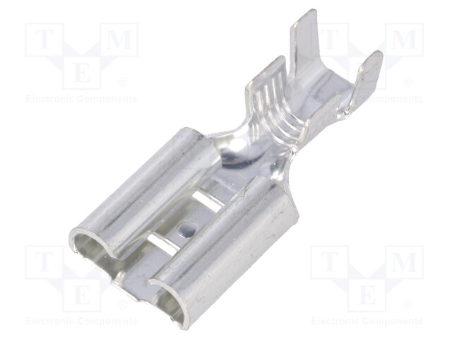 Terminal: flat; 9.5mm; 1.2mm; female; 4÷6mm2; crimped; for cable