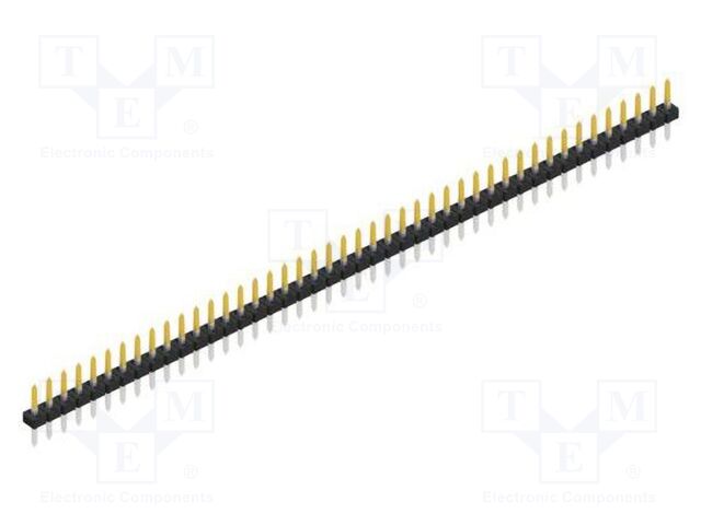 Connector: pin strips; pin header; male; PIN: 44; 2mm; THT; 1x44