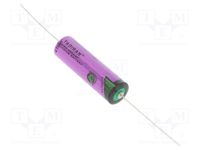 Battery: lithium (LTC); 3.6V; AA; axial; Ø14.7x50.5mm; 2400mAh
