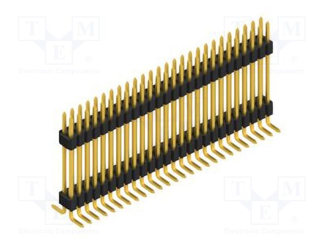 Connector: pin strips; pin header; male; PIN: 52; 1.27mm; SMT; 2x26