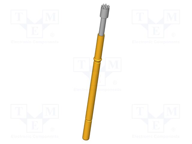 Test needle; Operational spring compression: 4mm; 8A; Ø: 2mm; 5N