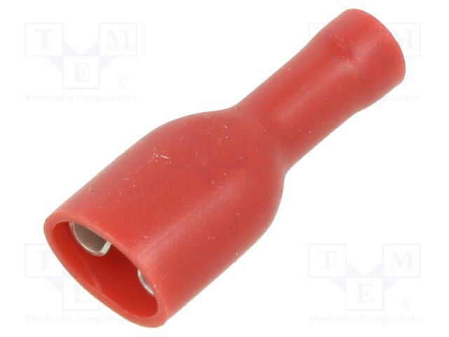 Push-on terminal, insulated