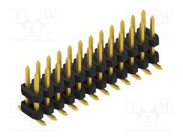 Connector: pin strips; pin header; male; PIN: 24; 2mm; SMT; 2x12