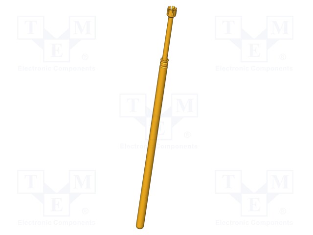 Needle-like test probe; Operational spring compression: 4.3mm