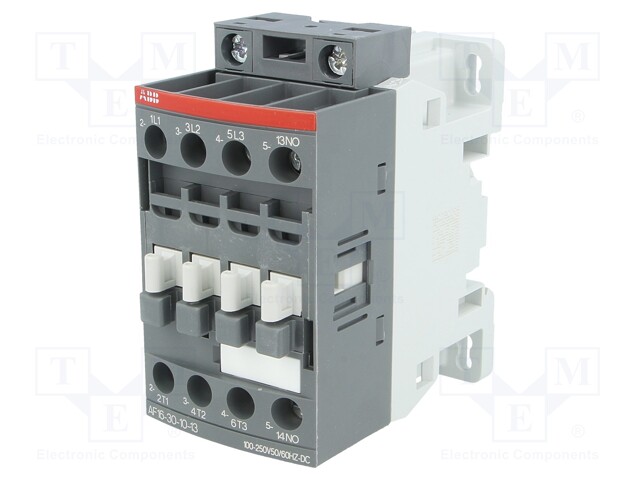 Contactor: 3-pole; NO x3; Auxiliary contacts: NO; 100÷250VAC; 16A