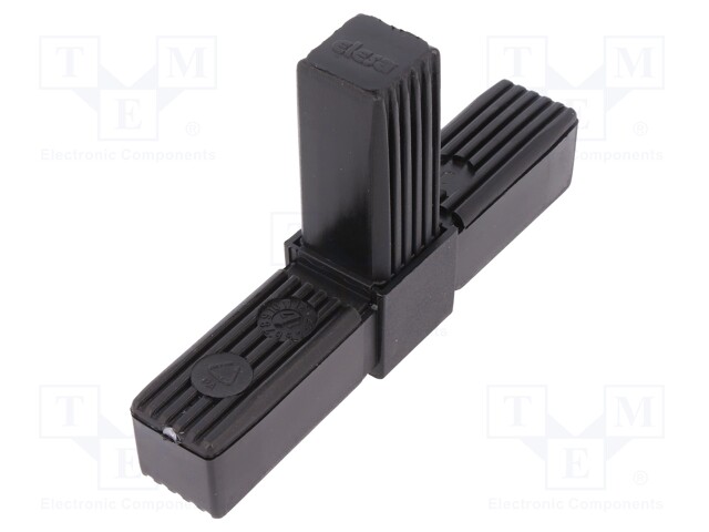 Mounting coupler; for profiles; Mat: polyamide; -30÷100°C; I: 76mm