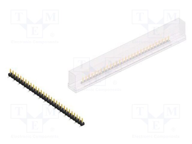 Connector: pin strips; pin header; male; PIN: 29; 2.54mm; SMT; 1x29