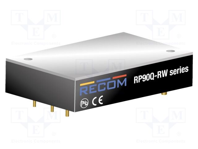 Converter: DC/DC; 90W; Uin: 40÷160V; Uout: 48VDC; Iout: 1.8A; 64g