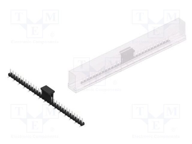 Connector: pin strips; pin header; male; PIN: 29; 2.54mm; SMT; 1x29